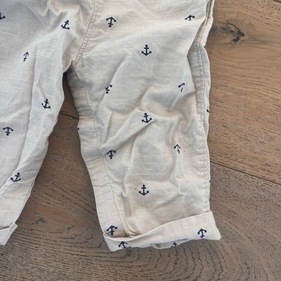 Carters Baby Boy Overall Sailboat Nautica 9 months Tan Navy One Piece Photos - Picture 4 of 8